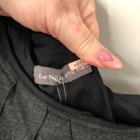 Gray Camilla and Marc Edgy Asymmetrical Dress - Picture 3 of 6